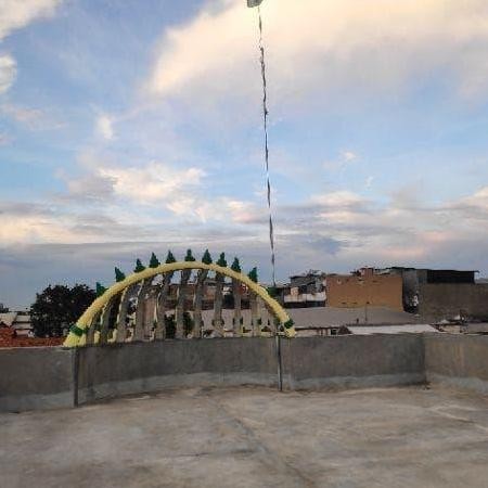 Tiang Antena TV ANTIGO Anti Goyang 600cm dengan Bahan Besi Galvanis [terbaik]