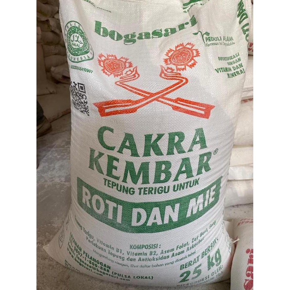

Terlaris Tepung Terigu Cakra Kembar 25 Kg