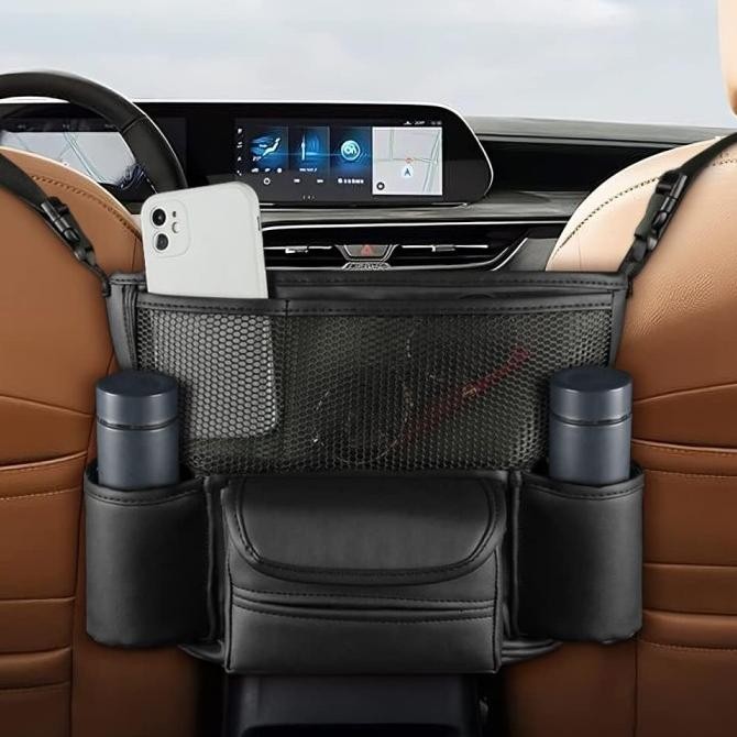 Tas Penyimpanan Barang Multifungsi Gantung Organizer Jok Tengah Mobil Toyota Corolla Cross Altis Vio