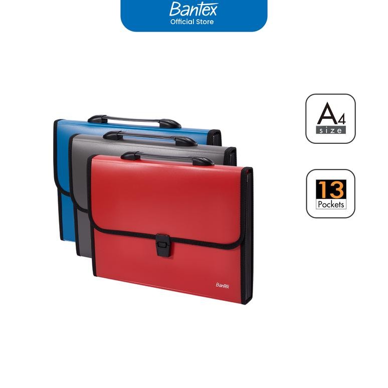 

LINDU Bantex Map Harmonika A4 / Expanding File 13 Pembatas Warna Klasik BF1501