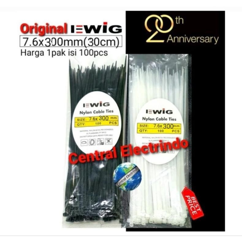 

Kabel Ties EWIG 7.6300mm (30cm). - SolusiACC