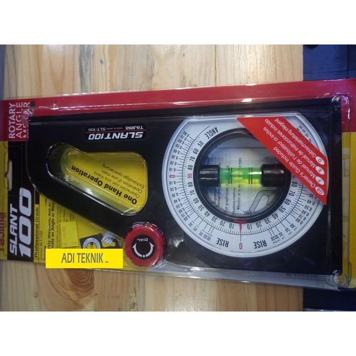 Slant 100 Tajima Pengukur Kemiringan Dengan Waterpass Sudut Putar Original Dan Terpercaya