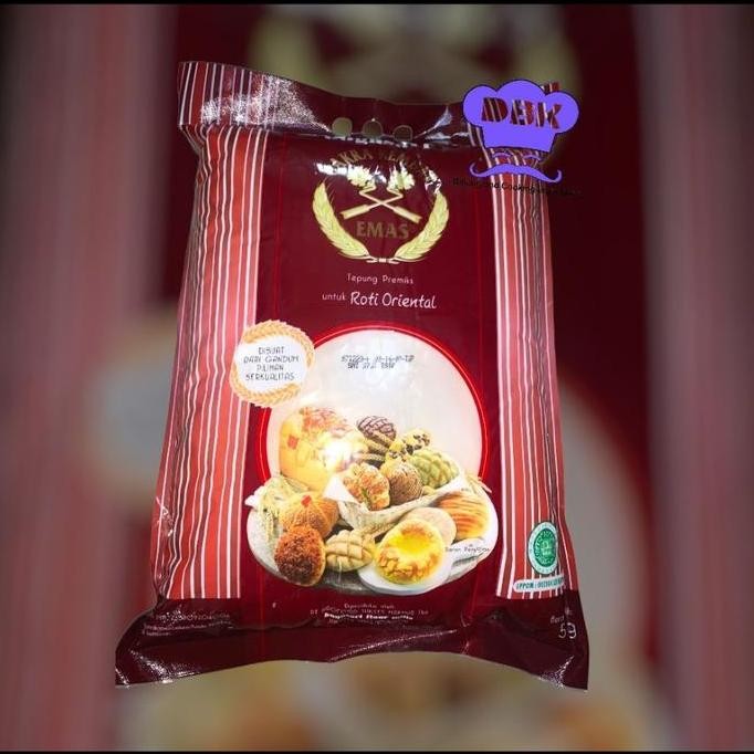

Terlaris Tepung Cakra Kembar Emas Roti Oriental 5Kg Cakra Mas Premium