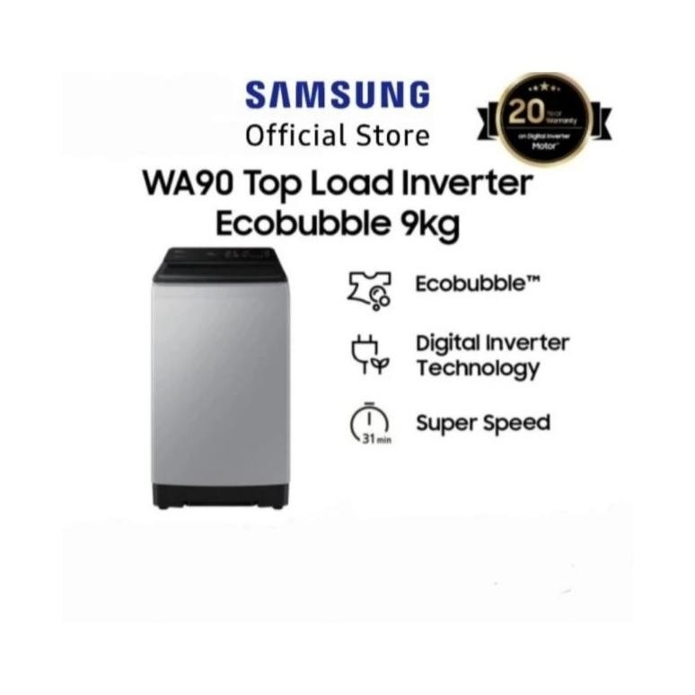 Mesin Cuci 1 Tabung Samsung WA90CG4545BYSE 9Kg