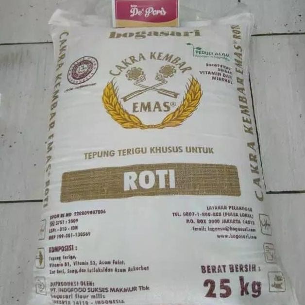 

Terlaris Tepung Cakra Kembar Emas 25Kg Ekspedisi