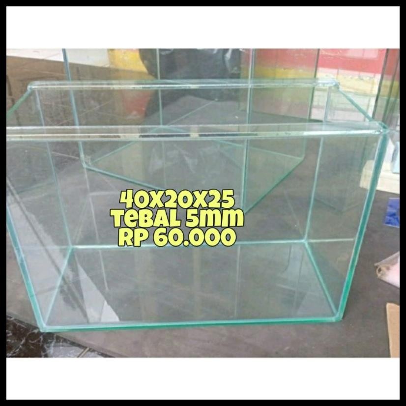 AQUARIUM 40X20X25 AQUARIUM POLOS AQUARIUM KACA