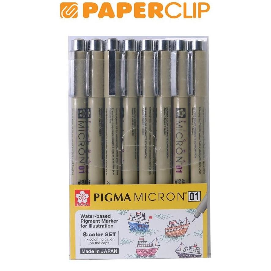 

LINDU BALLPOINT SAKURA PIGMA MICRON 01 XSDK01-8 8C