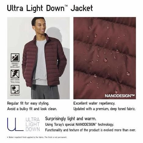 Grosir Uniqlo Men Jacket Winter Jaket Pria Ultra Light Down Black