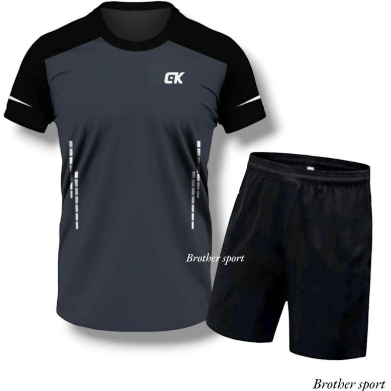 KAOS GYM IMPO KAOS RUNNING BAJU BOLAHRAGA PRIA DEWASA BAJU VOLI KAOS BADMINTON BAJU TRAINING FUTSAL 