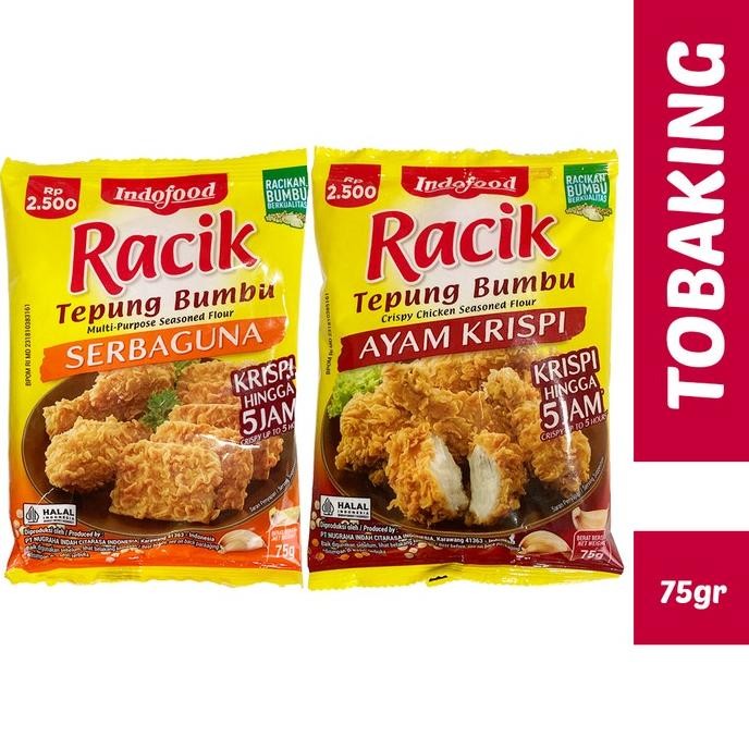 

Racik Tepung Bumbu Serbaguna Ayam Krispi 75 gr