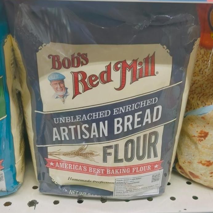 

Terlaris Brm Bob Red Mill Artisan Bread Flour Tepung Terigu 2.27Kg