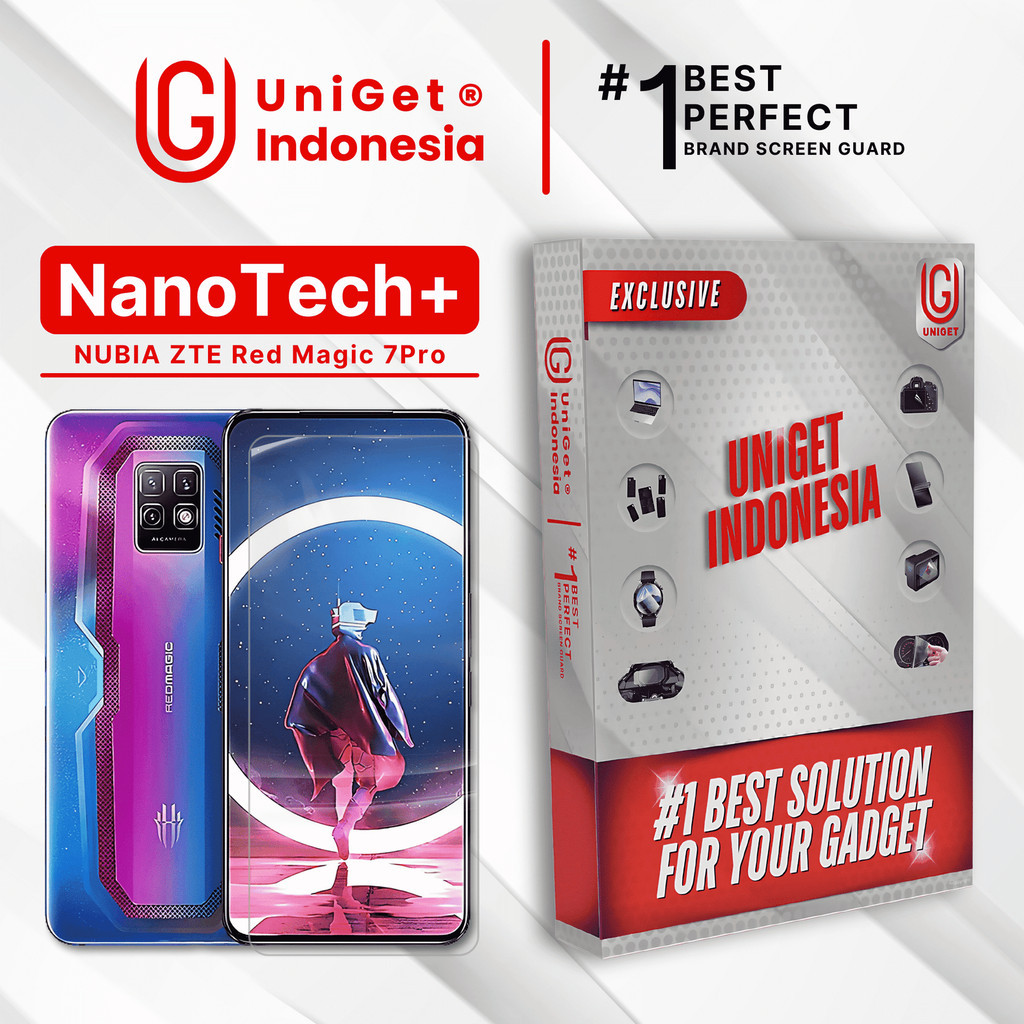 UniGet EPU BIO GENESIS Hydrogel for Nubia ZTE Red Magic 7 Pro / Screen Guard (Nanotech+ 100% Recycle