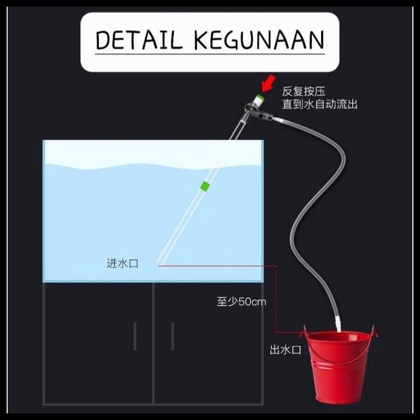ALAT SIFON PASIR AQUARIUM AQUASCAPE ALAT SIPON AQUARIUM
