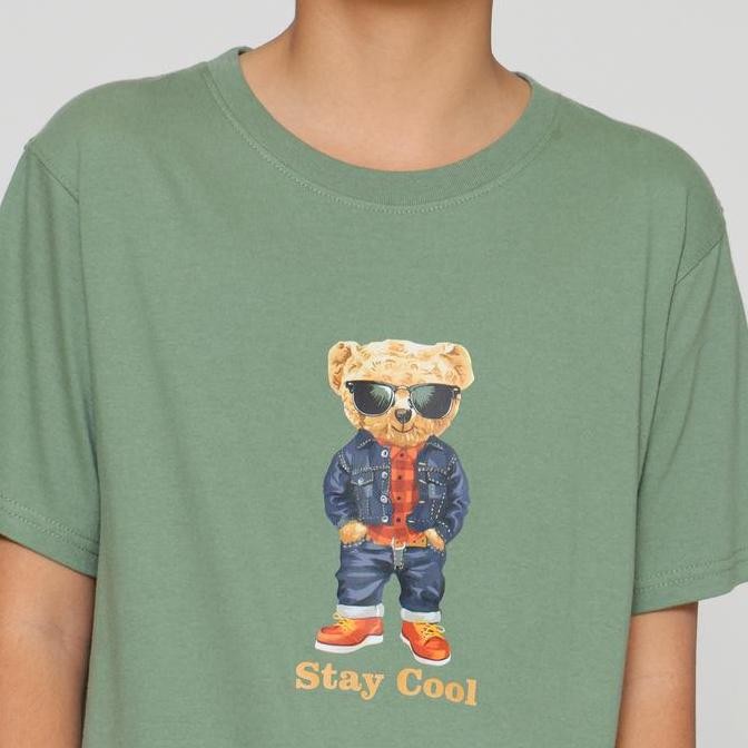 Grosir Nevada Bear 1 Print Kaos Anak Laki-Laki 121607977