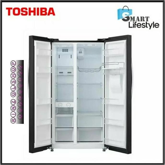 Sale Kulkas Toshiba Gr-Rs682We Pmf Side By Side Dual Inverter Dispenser