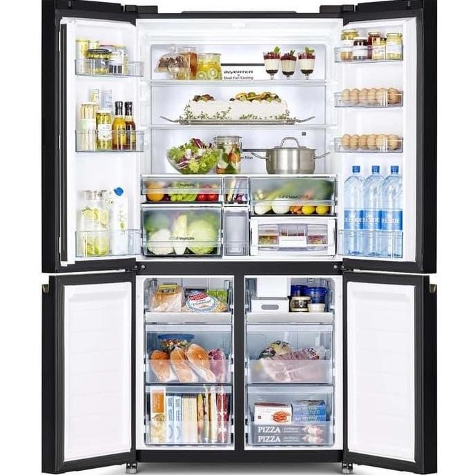 Sale Hitachi R-Wb64Vgd0 Kulkas 569 Liter 4 Pintu Inverter Rwb64Vgd0 Gbk