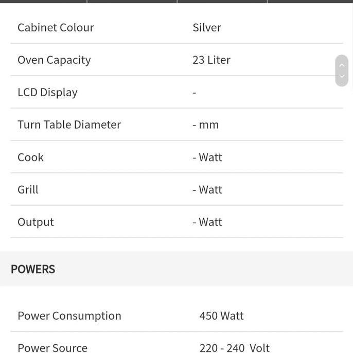 Sale Sharp R-21D0 / 21D0 Microwave Oven R-21D0(S)In