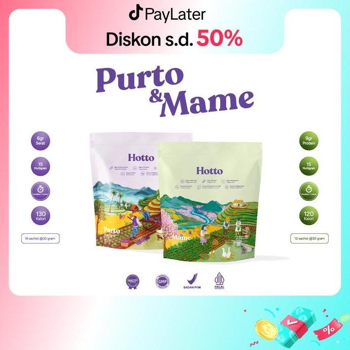 

Ready stok Terlaris BUNDLING HOTTO PURTO & HOTTO MAME Termurah