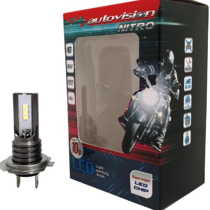 Terlaris Led H7 Autovision Nitro - Ninja 250R / Z250 / R25.