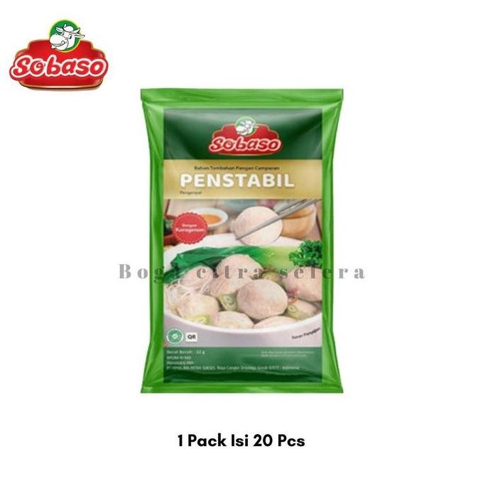 

Terlaris Pengenyal Penstabil Bakso Sobaso (1 Pack Isi 20 Pcs)