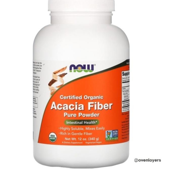 

Now Acacia Fiber Powder 340 G