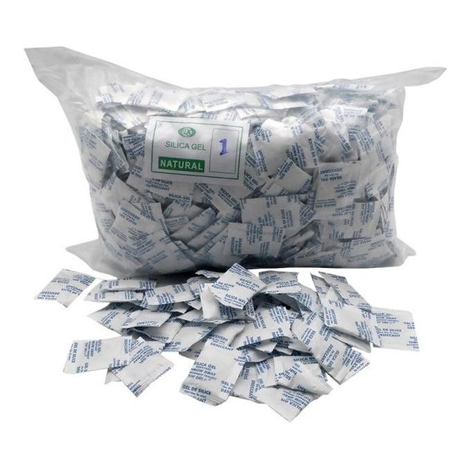 

Promo silica gel natural 5gr food grade untuk makanan 1kg surabaya COD