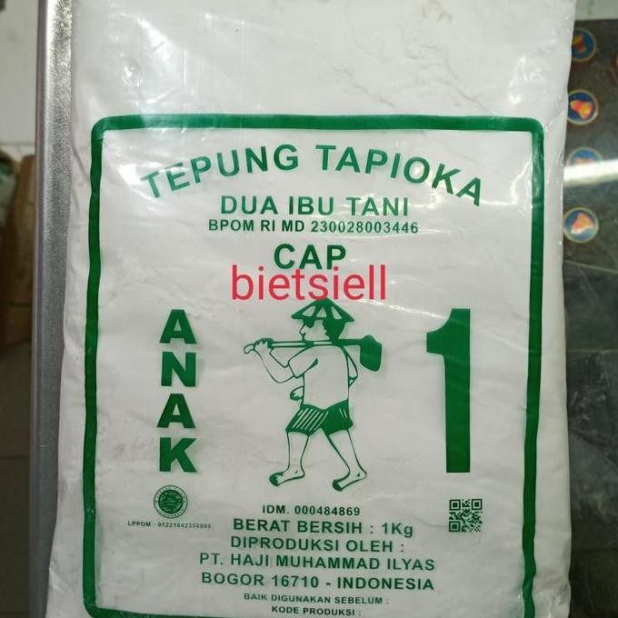 

Terlaris Tepung Tapioka Ibu Tani Cap Anak 1 Kg 10 Pcs/Krt (Gosend/Grab)