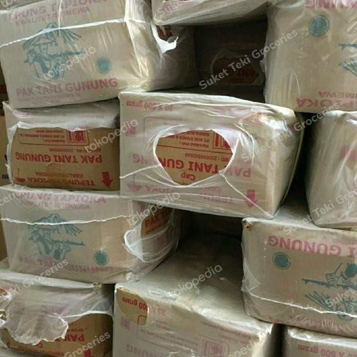 

Terlaris Pak Tani Gunung Tepung Tapioka Sagu 500Gr Per Dus Isi 20 Gojek