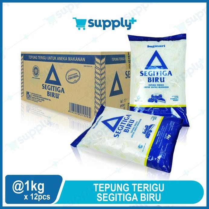 

Terlaris Tepung Terigu Segitiga Biru 1 Kg Isi 12 Pcs Per Karton