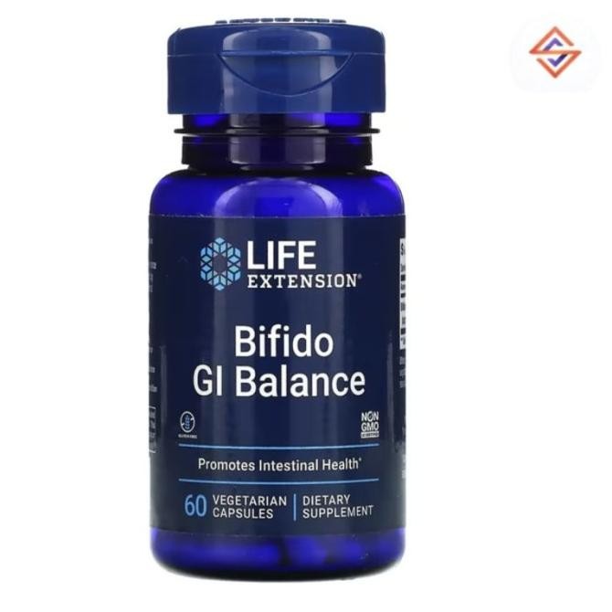 Life Extension Bifido Gi Balance 60 Vegetarian Caps Original Produk