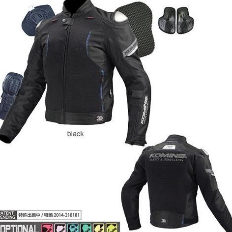 ready Jacket Komine JK107 Mesh Titanium Jaket Komine Jk 107 Touring motor