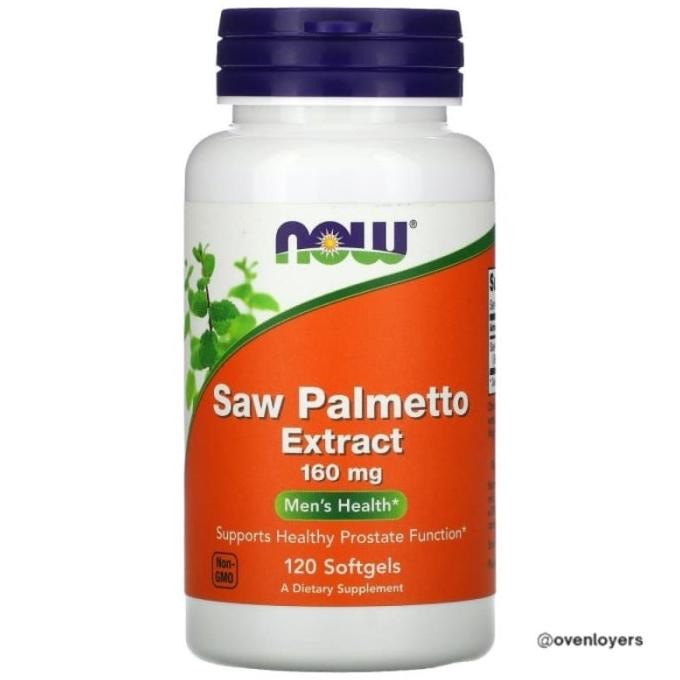 Now Saw Palmetto Extract 160 Mg 120 Softgels