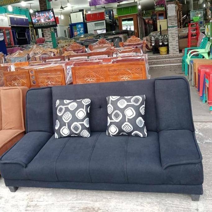 Terlaris Sofa Bed Rell, Merah-Coklat-Abu-Hitam