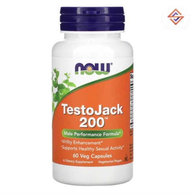 Now Foods Foods Testojack 200 60 Veg Caps Original Produk