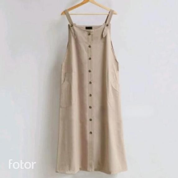 MAGGIE OVERALL PANJANG WANITA | ROK PANJANG FASHION MUSLIM OVERALL