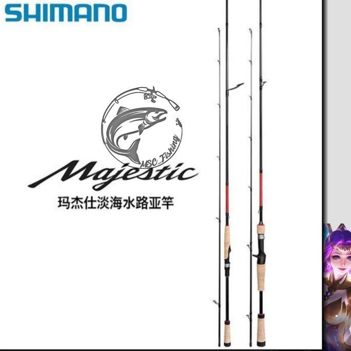 

Terlaris Joran Bc Baitcasting Shimano Majestic B610Mh2,B610M2,B68L,B66Ml2,B64L