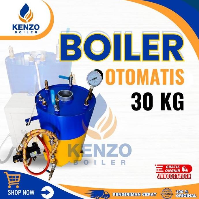NEW boiler otomatis 30kg kenzo boiler otomatis