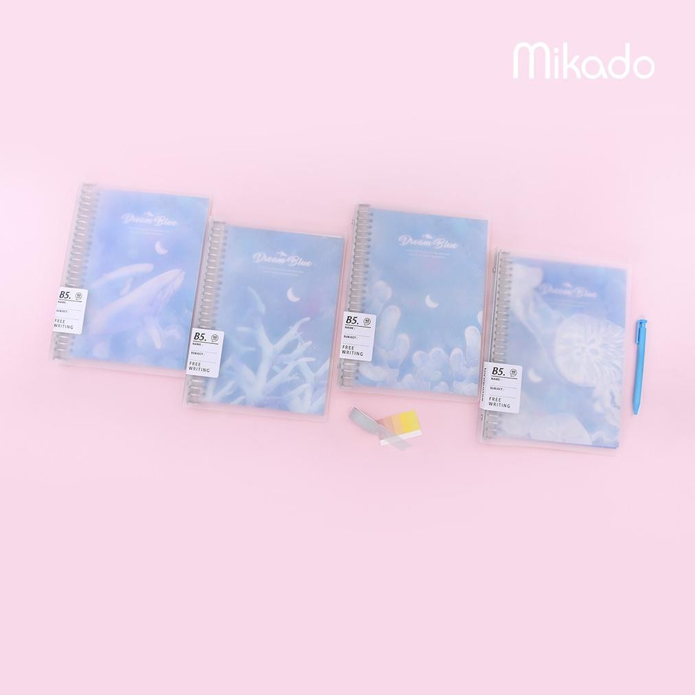 

LINDU LANGUO Dream Blue / Loose Leaf Binder B5 - A5 / Binder