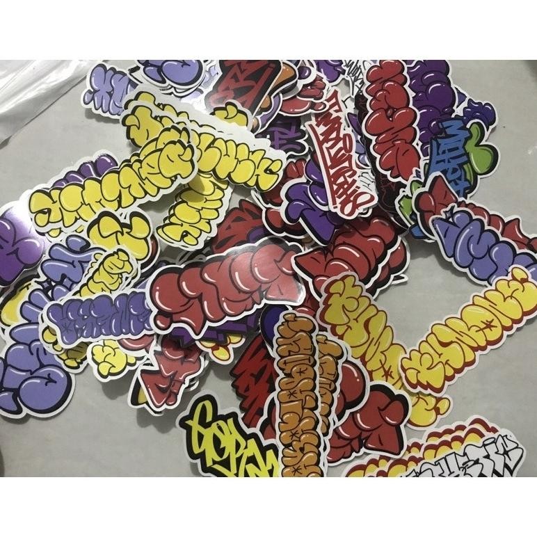

KA sticker random graffiti isi 25pcs