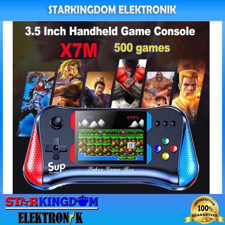 Msb - Game Console P2P PSP PVP Handlhed Portable SUP X7M 3.5 inch 500 Games Classic Retro Emulator S