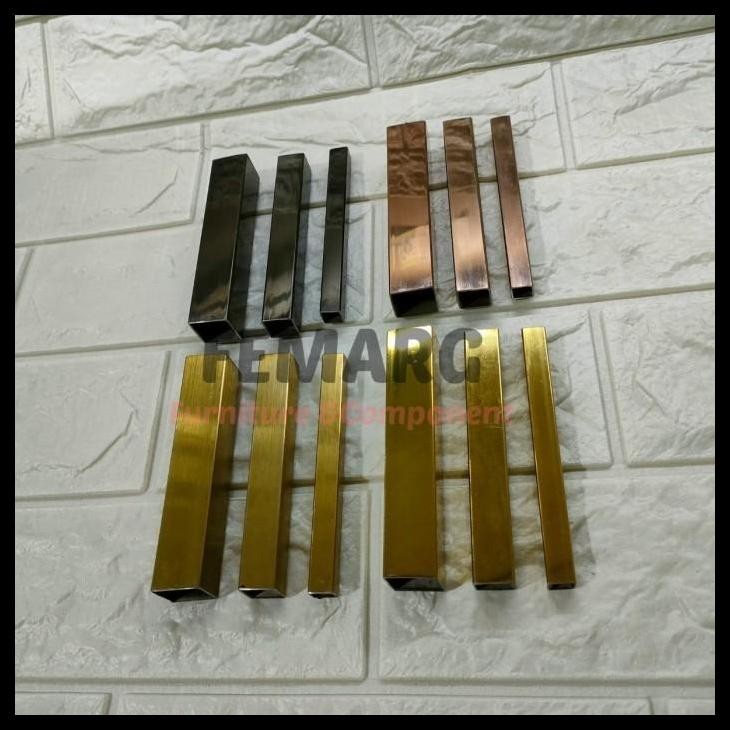 Hollow Stainless 40X40Mm Femarg Sus 201 Mirror Gold |Rose Gold |Black