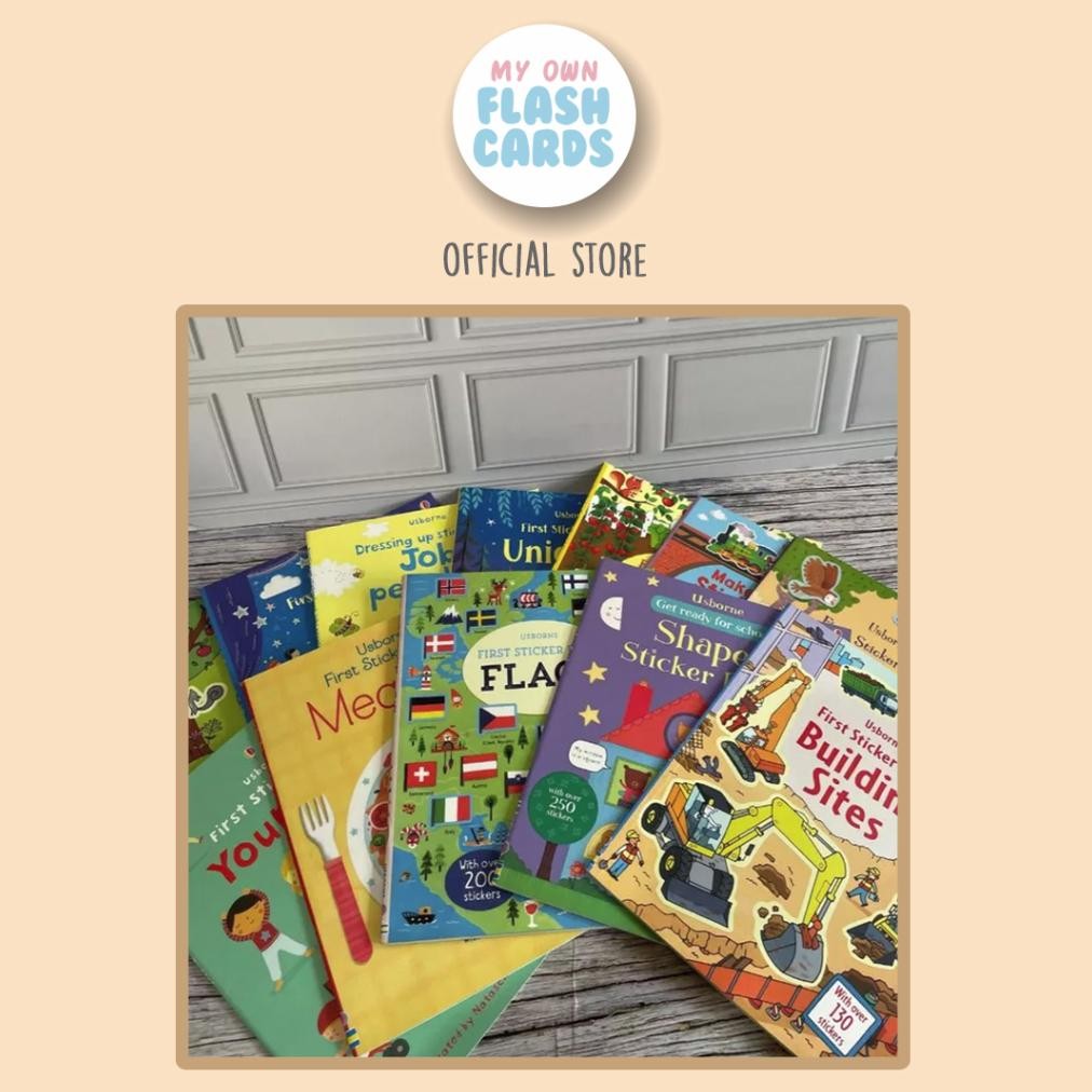 

KA Kumpulan Buku Sticker Berbagai Judul - Ukuran BESAR 21.6 x 27.6 cm - Sticker Book Activity Children Education Imported - Buku Stiker Anak Edukasi Aktivitas