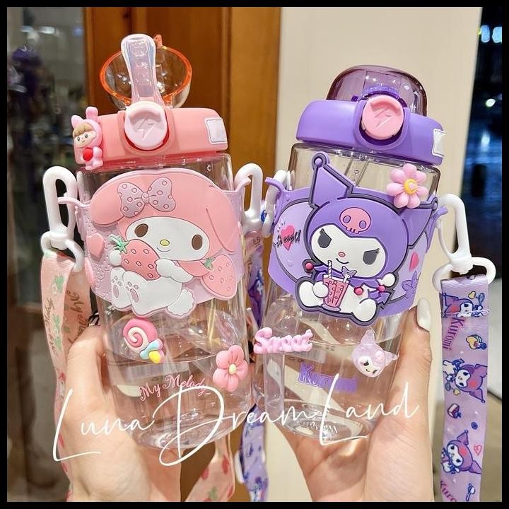 

Terlaris (Free Sticker) 650Ml Botol Minum Anak Karakter Lucu Gemoy Good Quality