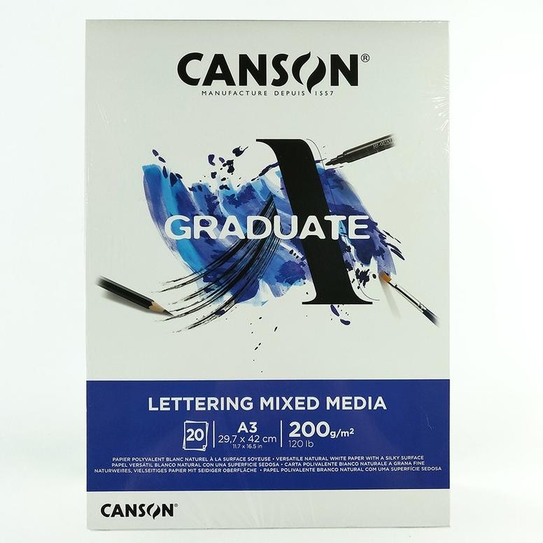 

LINDU Canson Graduate Lettering Mix Media A3