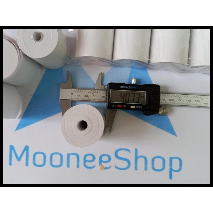 

Terlaris Kertas Thermal 57 X 40 / 57X40 / 58 X 40 / 58X40 Mm Per 100 Roll Polos Good Quality