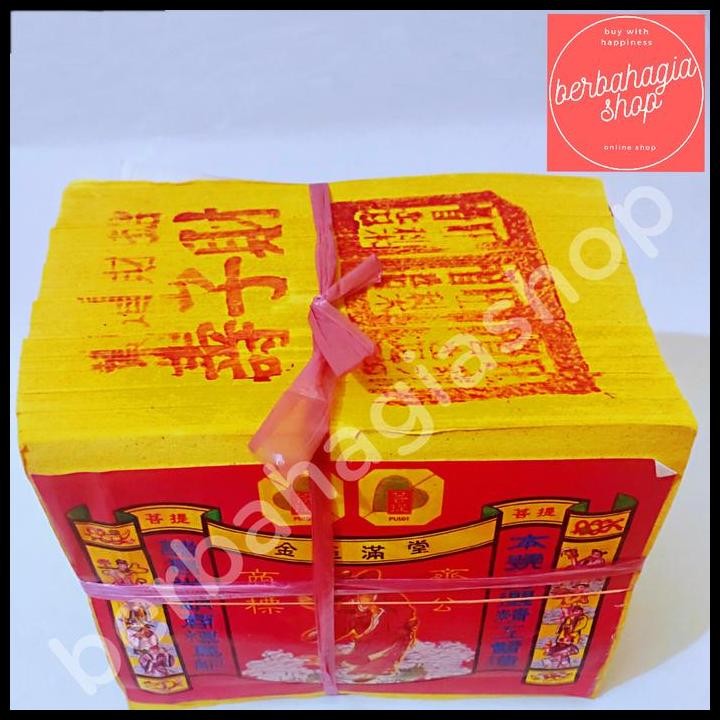 

Terlaris Kertas Sembahyang / Kim Cua 1 Ikat / Kertas Emas Merek Cikong Good Quality