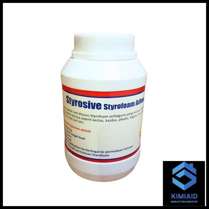 

Terlaris Lem Styrofoam 1Kg - Styrofoam Adhesive Gabus Plastik Triplek Good Quality