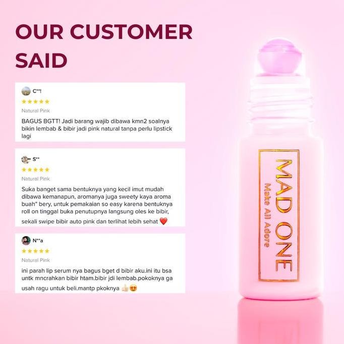 ready mad one - lip serum - serum bibir - perawatan bibir kusam dan kering {terbaru/terlaris/tergcor