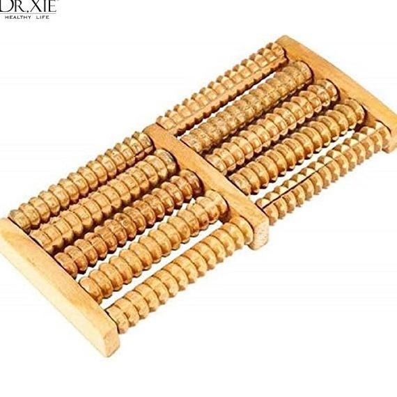 Alat Pijat Refleksi Kaki Kayu / Terapi Refleksi Telapak Kaki Rol / Terapi Pijit Pemijat Pemijit Kayu