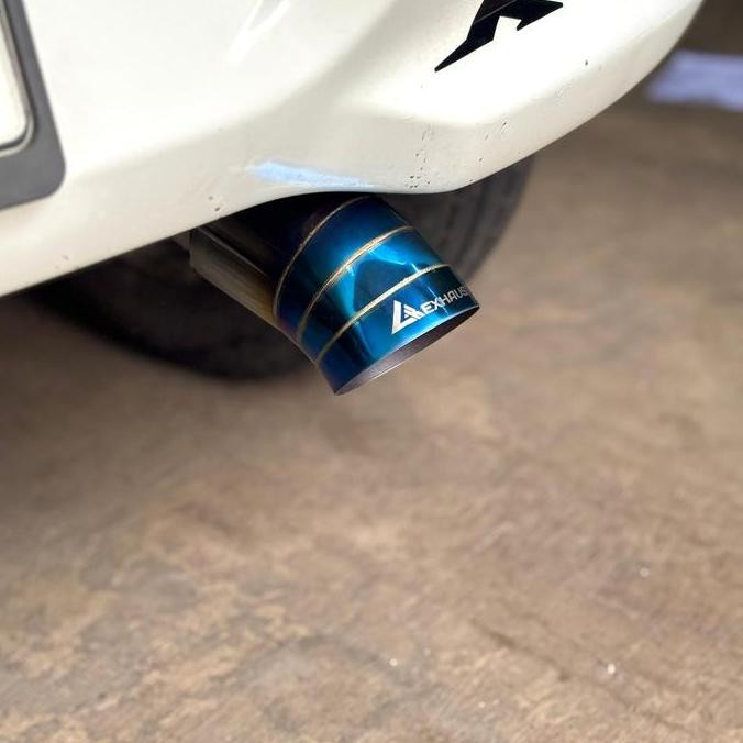 . Muffler cutter buntut knapot mobil diesel Pajero Innova Fortuner dll